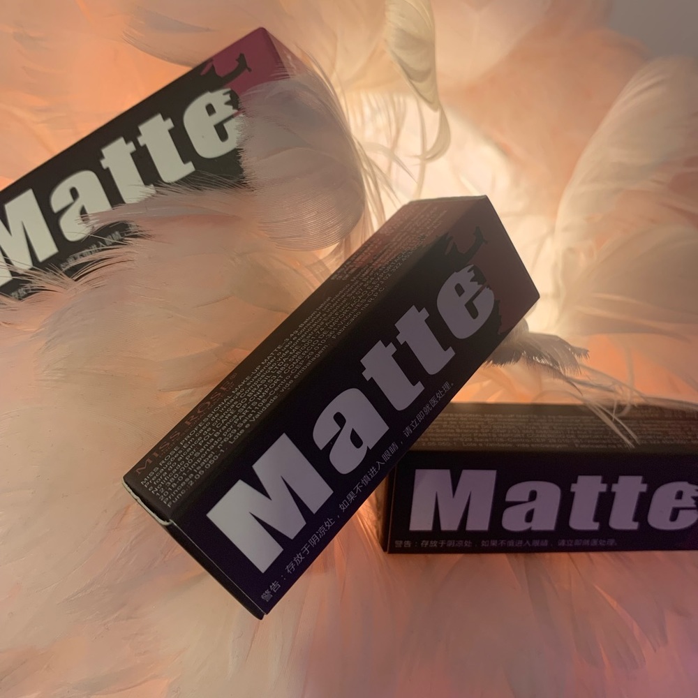 matte lipstick brand new three shades of color